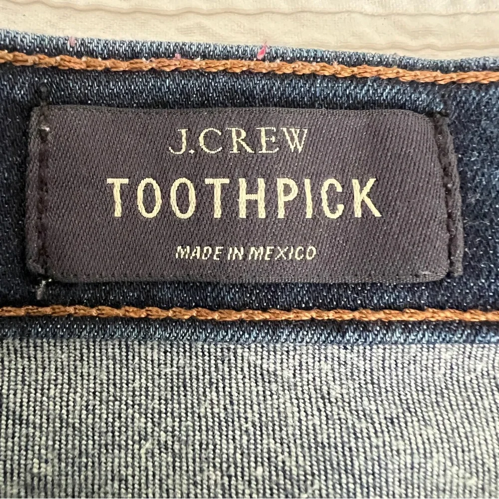 J.Crew Toothpick jeans skinny mid-rise 28